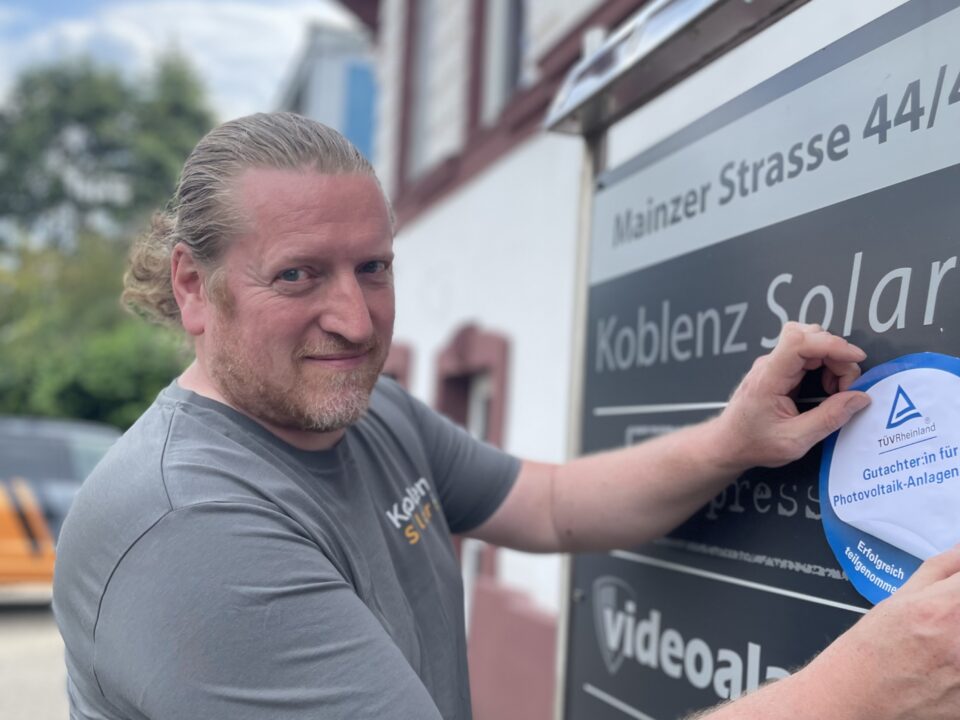 TÜV-Gutachter André Rauen von Koblenz Solar